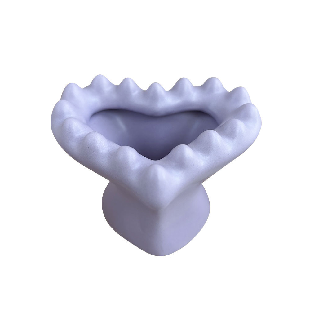 Purple Three-Dimensional Love Gua Sha For Face Body Massage Tool Ceramic Guasha Board For Relief Massage Face Lift Massager 250625