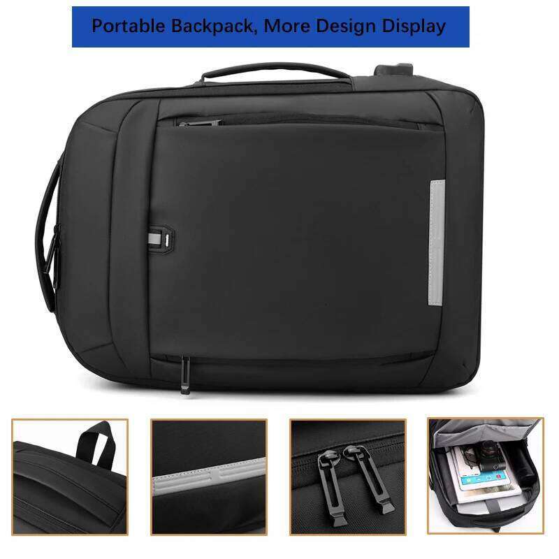 17 Inch Business Laptop Backpack Waterproof Notebook For Men School Book Bag Expandable Multifunction USB Charging Man Backpacks Z260124