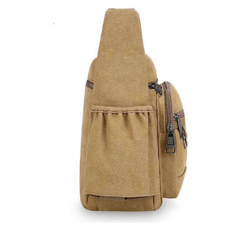Men Canvas Shoulder Casual Tote Travel Men's Crossbody Bag Luxury Messenger Bags Fashion High Quality Handbag Z260124 - view 7
