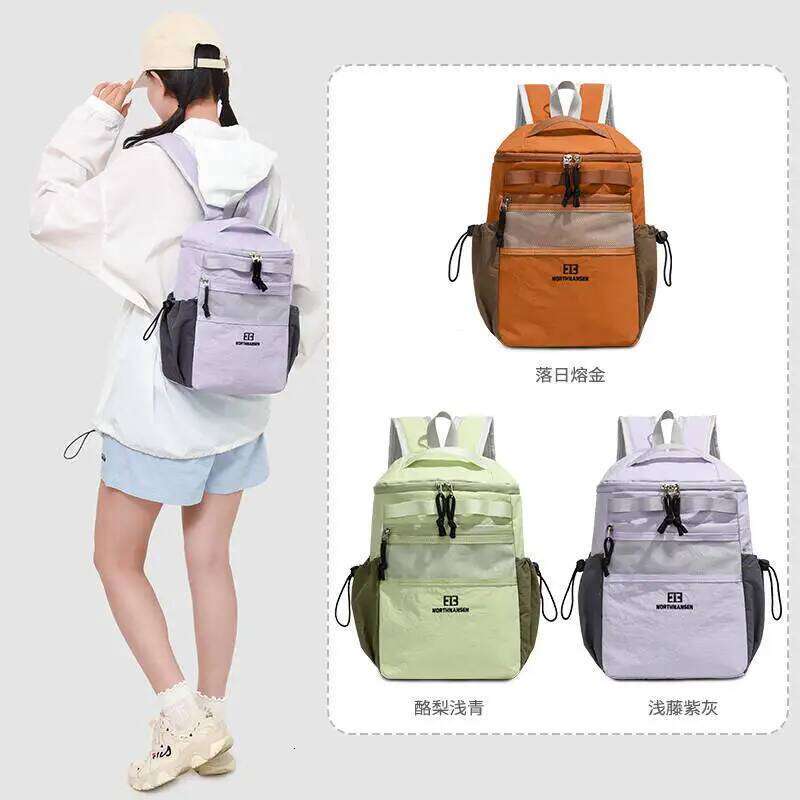 Shoulder Bag Outdoor Hiking Backpack and Large Capacity Portable Lightweight Beach Travel Camping Men Women Z260124