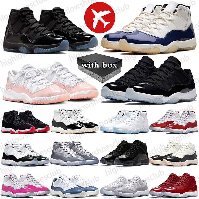 With Box 11 11s designer sneakers basketball shoes for men women Black Red Blue mens trainers womens outdoor sports