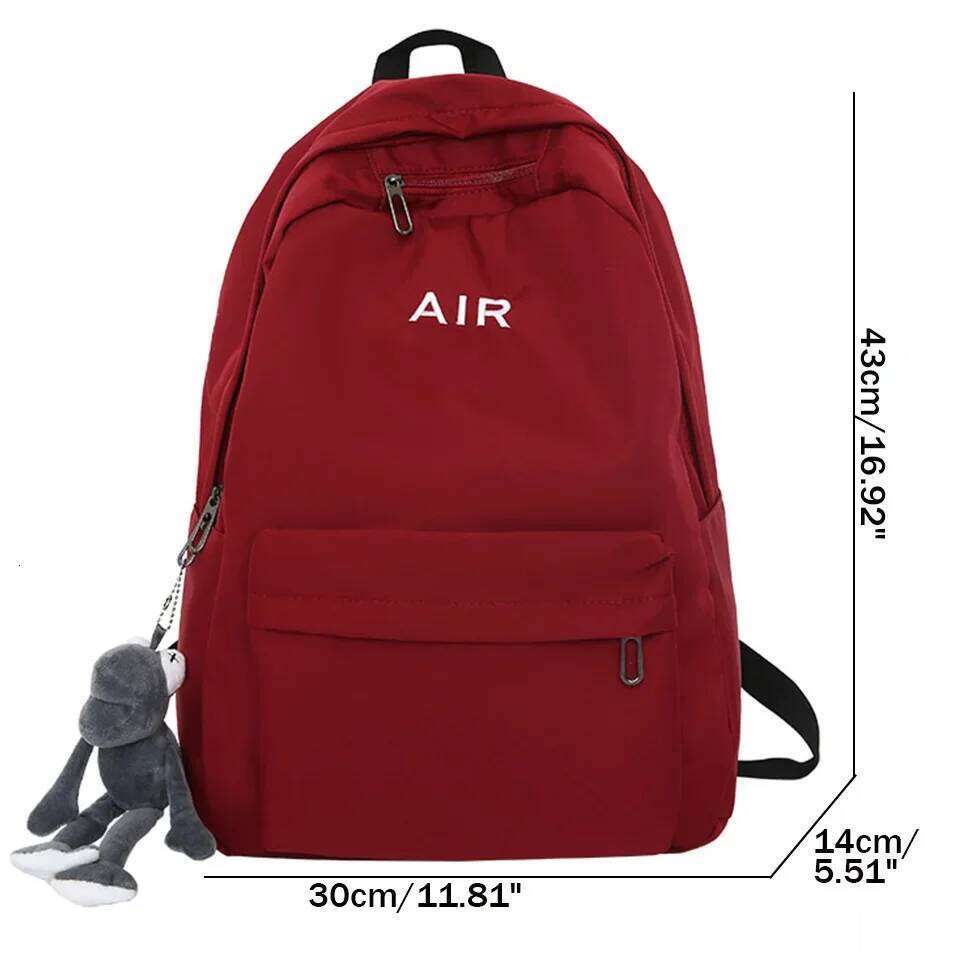 Korean Style College New Student Backpack Simple and Fashionable Large Capacity Z260124