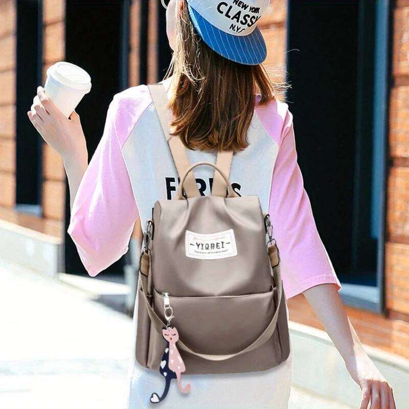 Large Capacity Women's Backpacks Fashion Nylon Travel Bags Multiple Pockets Backpack For Women Daily Commuting Z260124
