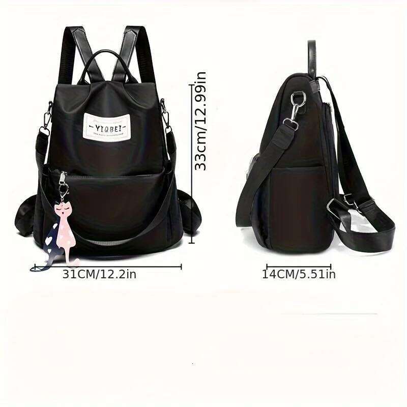 Large Capacity Women's Backpacks Fashion Nylon Travel Bags Multiple Pockets Backpack For Women Daily Commuting Z260124