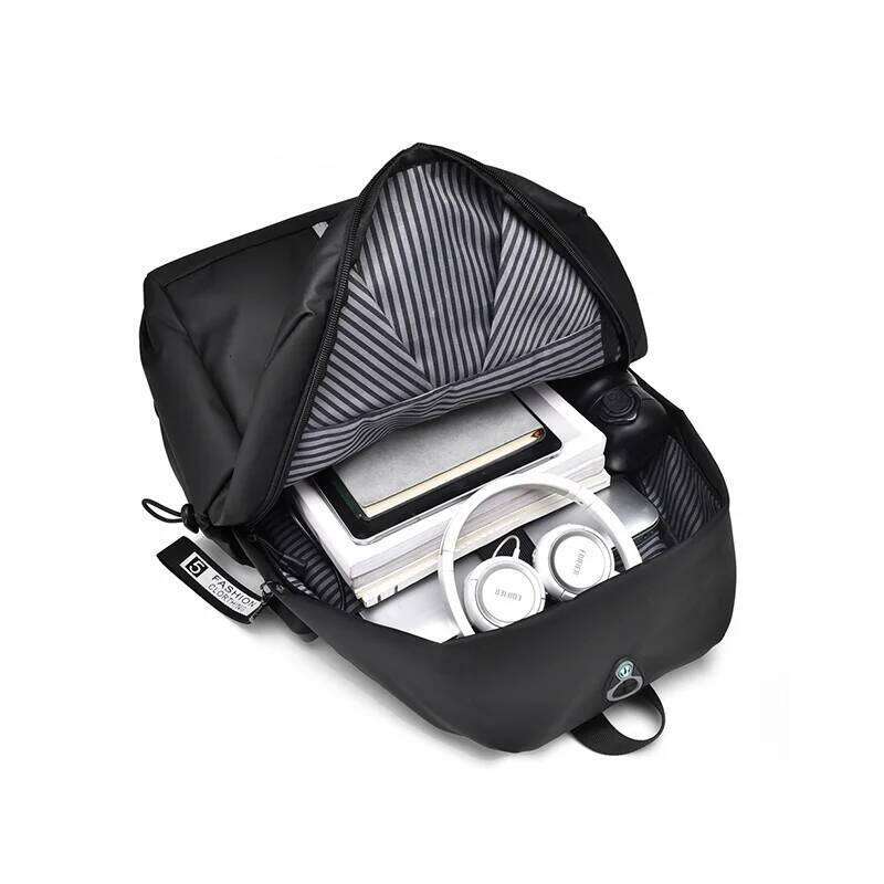 Simple stylish backpack - versatile and lightweight with adjustable shoulder straps, perfect for school or travel Z260124