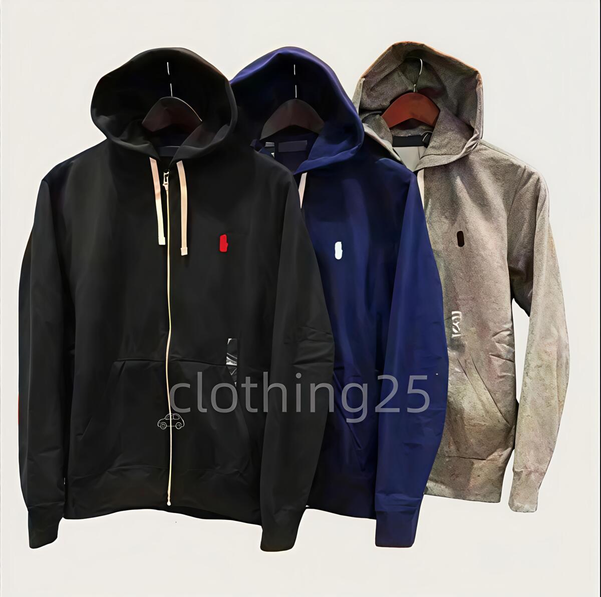 Designer polo Hoodie For Men Women Fashion Mens Zip Up Hoodies Luxury Hoody Streetwear Cotton Fashion Brand New Loose Fit Womens Sweatshirt Asian Size M-2XL 5b