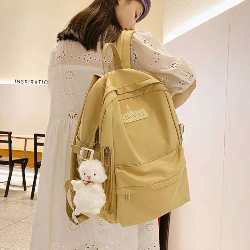 Waterproof Nylon Women Backpack Multi-Pocket Student Rucksack Female Travel Bag Book Schoolbag For Teenage Girl Boys Satchel Z260124