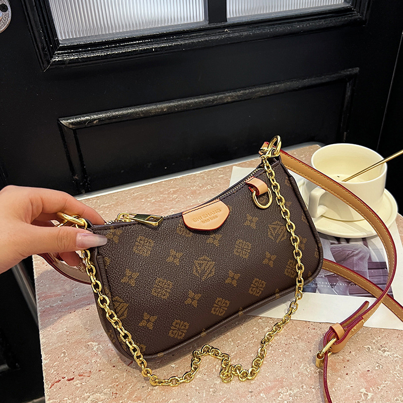 hot Free Shipping Fashion Bags Totes Bag High quality texture hand-held 2026 temperament fashionable retro contrasting single shoulder