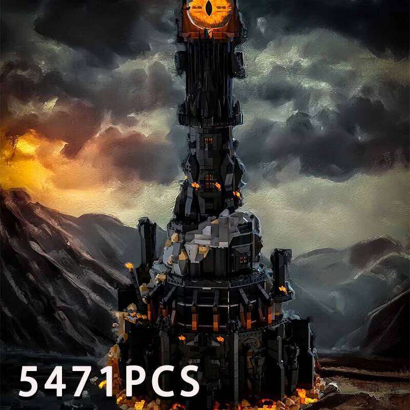 2026new instock MOC 5471Pcs Creative 10333 Black Dark Model Building Blocks Kit Bricks Toy for Boys Adult Birthday Gifts