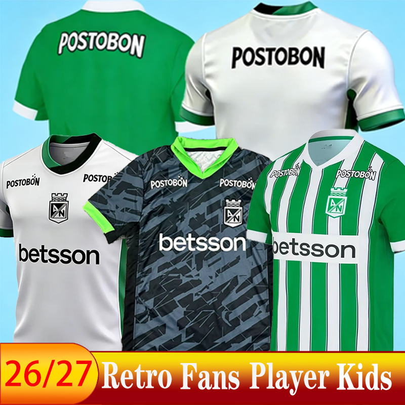 26 27 Atletico Nacional Medellin soccer jerseys 2026 2027 home away MORELOS CARDONA J.Duque DA COSTA D.Pabon Jarlan camesita de futol training football shirt maillots