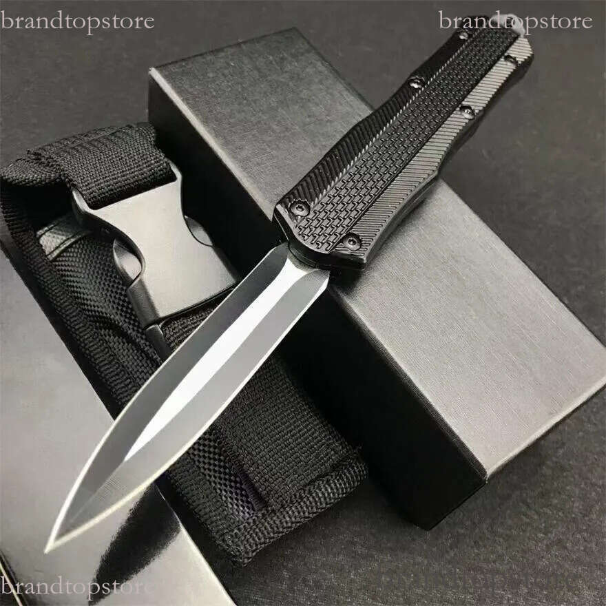 A161-Models Combat-TR Knife Double action 440c Blade folding knife Zinc aluminum Alloy handles Tactical Pocket knife Knives Self-Defense EDC Tools 60