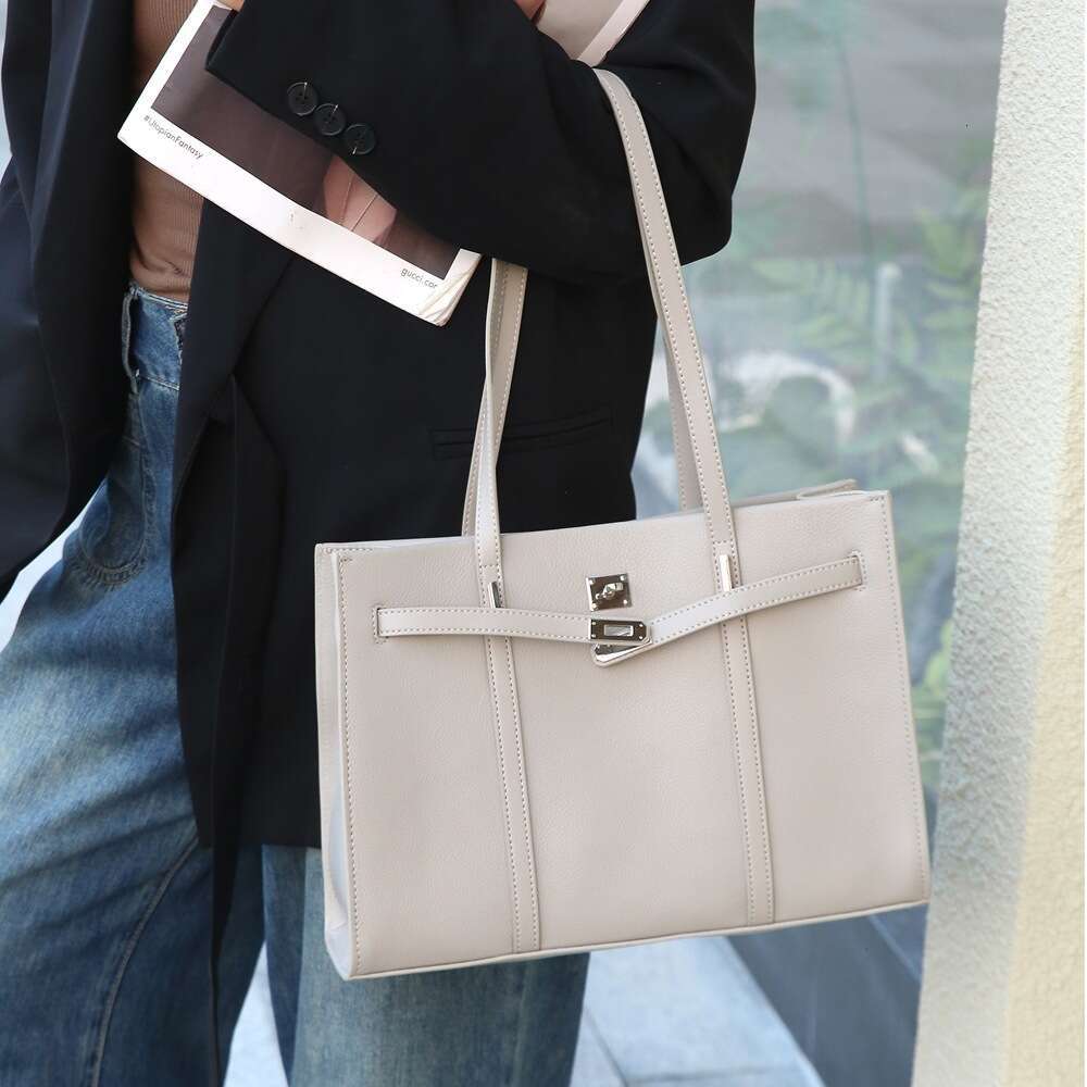 Famous Brand Luxury Shoulder Bags Genuine Leather Large Capacity Tote For Women Trendy New First Layer Cowhide Bag SENYY
