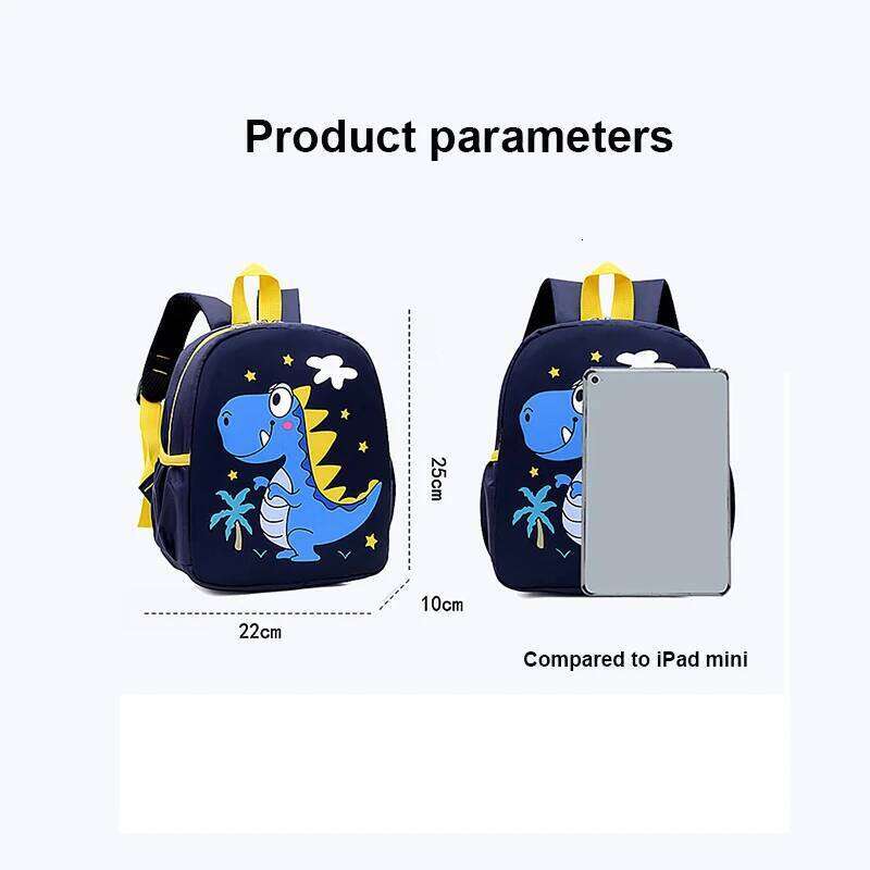 Cute Cartoon Dinosaur Baby Backpacks Kindergarten Schoolbag Children Boys Girls School Bags Adjustable Animals Kid Backpack Z260124