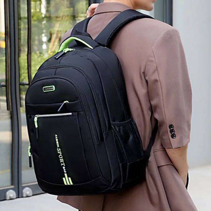 Spring new male leisure business travel backpack Large capacity junior high school female computer men's bag Z260124