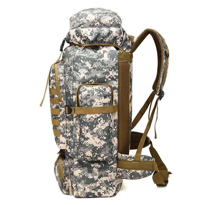 Rilibegan Travel Tactical Climbing Outdoor Hiking Camouflage Multifunctional Bag Men Backpack Z260124