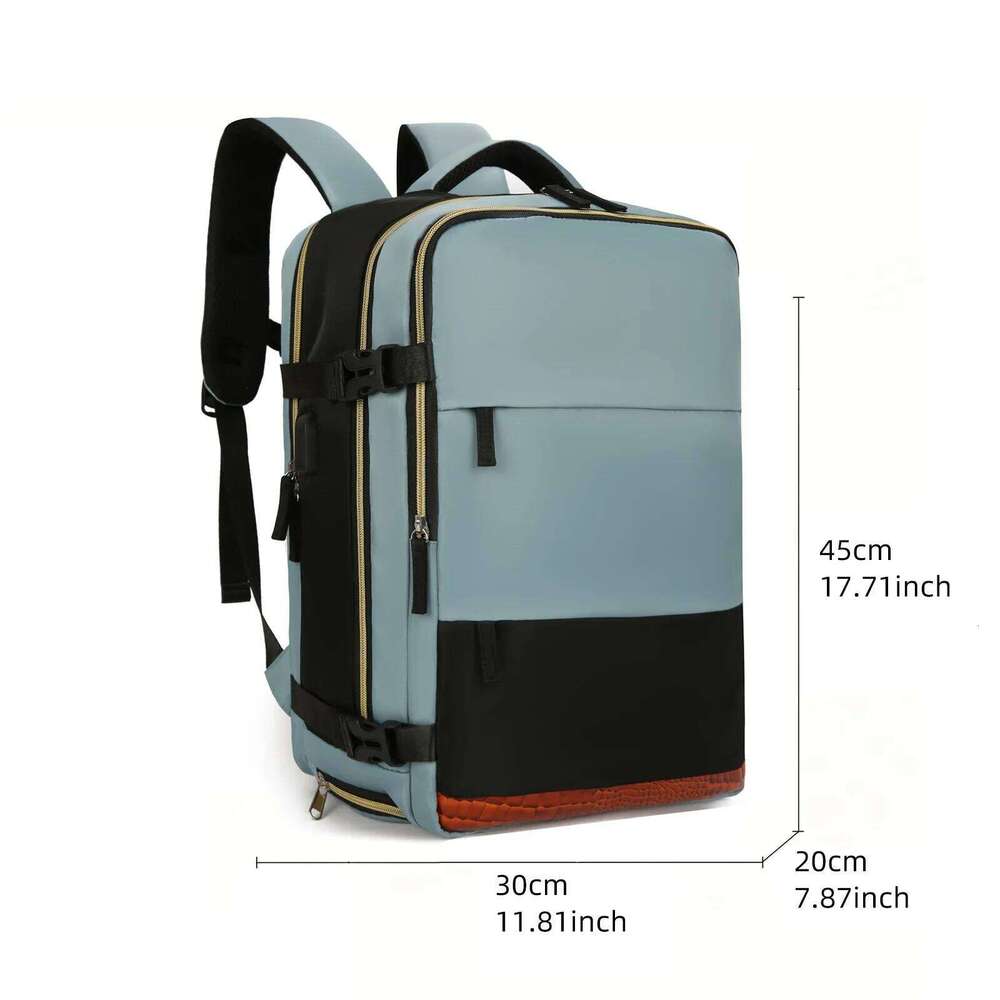 Large Capacity Travel Backpack Multifunctional Laptop Schoolbag Outdoor Sports Daypack Luggage Bag With Shoes Compartment Z260124