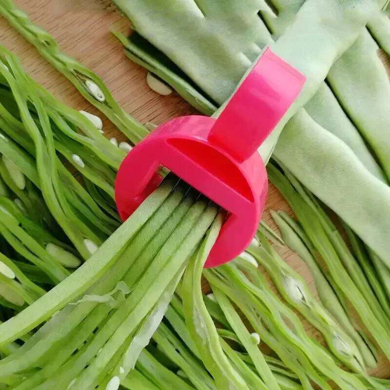 Green Bean Cutter Cut Fruit Stringer Peeler Remover for Easy Vegetable Slicer Kitchen Gadgets