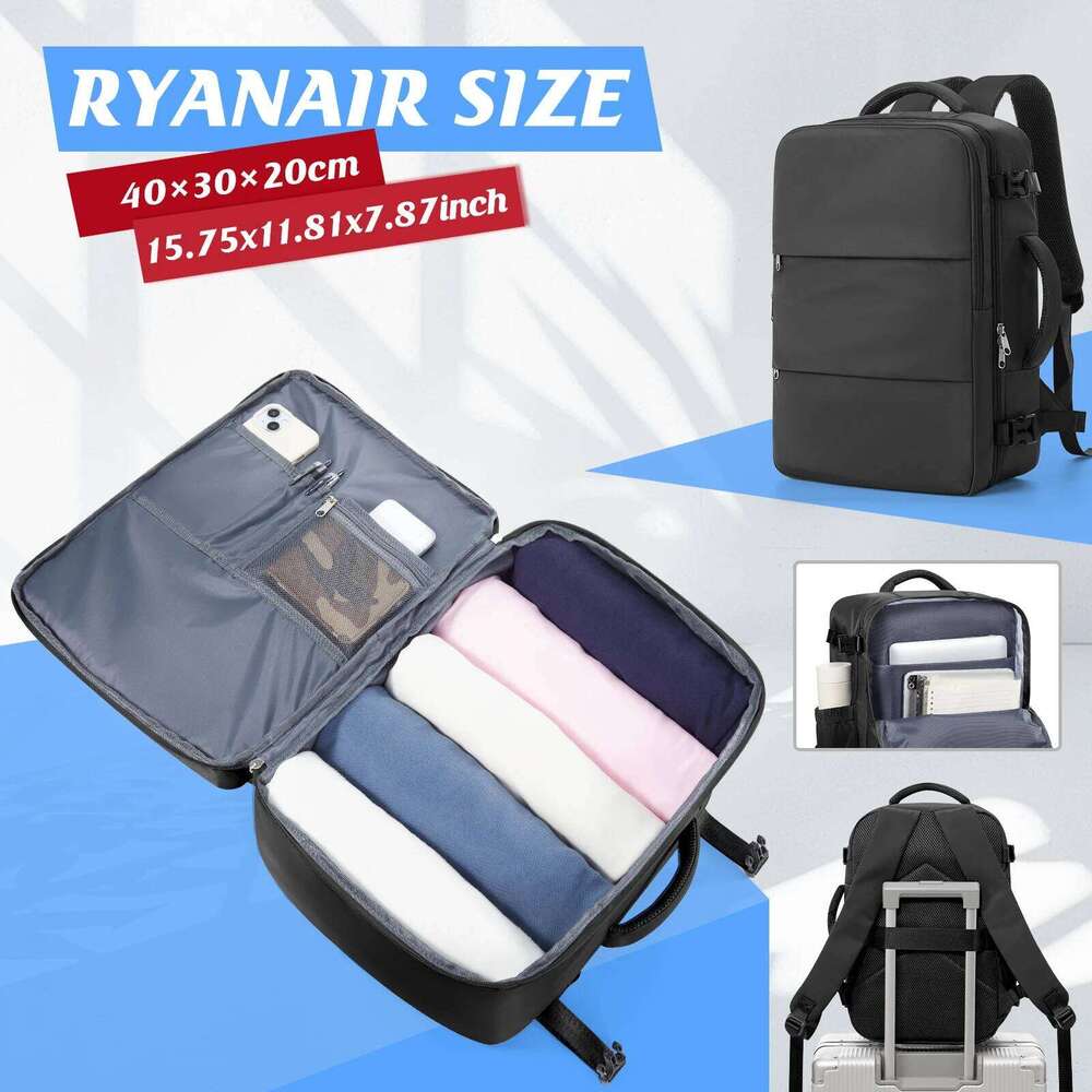 Ryanair Aircraft Cabin 40x30x20 Backpack, Hand Luggage Travel Bags Business Laptop Women Men Backpack Work Bag Z260124