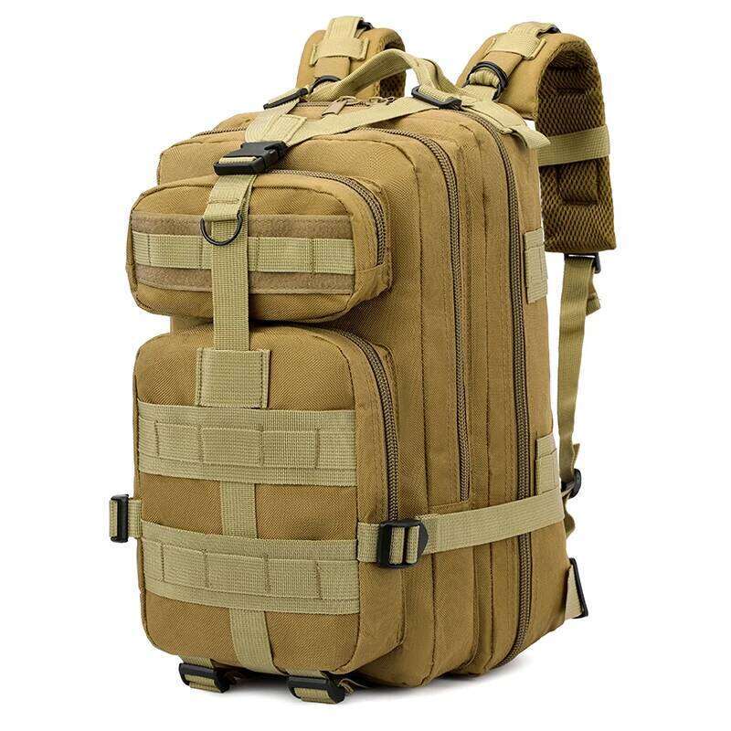 Tactical Outdoor Backpack - Equipped with multiple compartments, zippered closure, suitable for travelers, campers, and outdoor Z260124