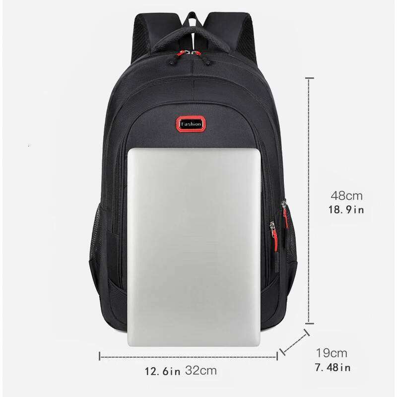A neutral backpack equipped with a laptop compartment, adjustable shoulder strap, suitable for commuting and traveling Z260124