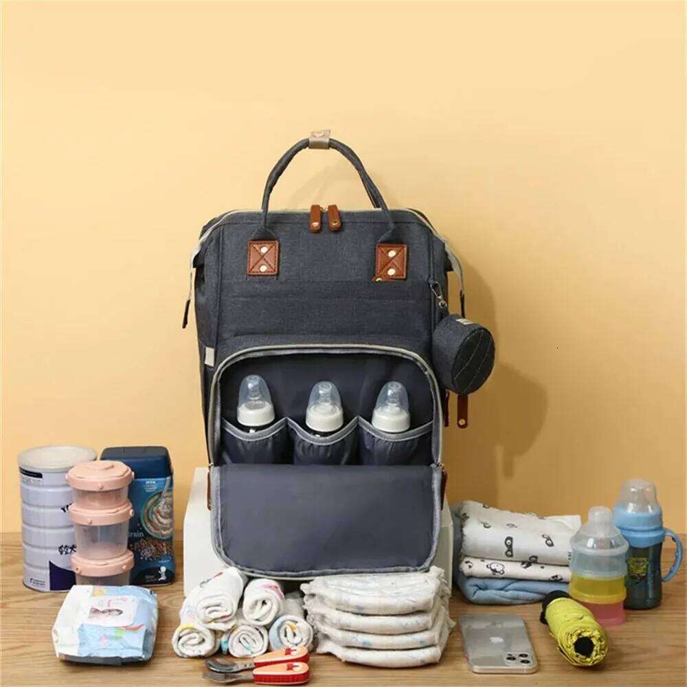 Fashion Mummy Diaper with USB New Care Custom Baby for Mom Travel Backpack Bag Z260124