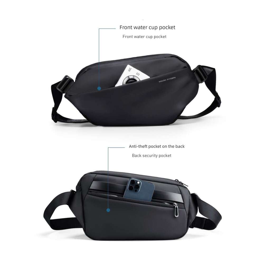 Famous Brand Luxury Shoulder Bags Totes Hobo Marco Leden Sports Casual Cross Border New Men S Crossbody Trendy Brand Fashion Chest Messenger Bag SENYY