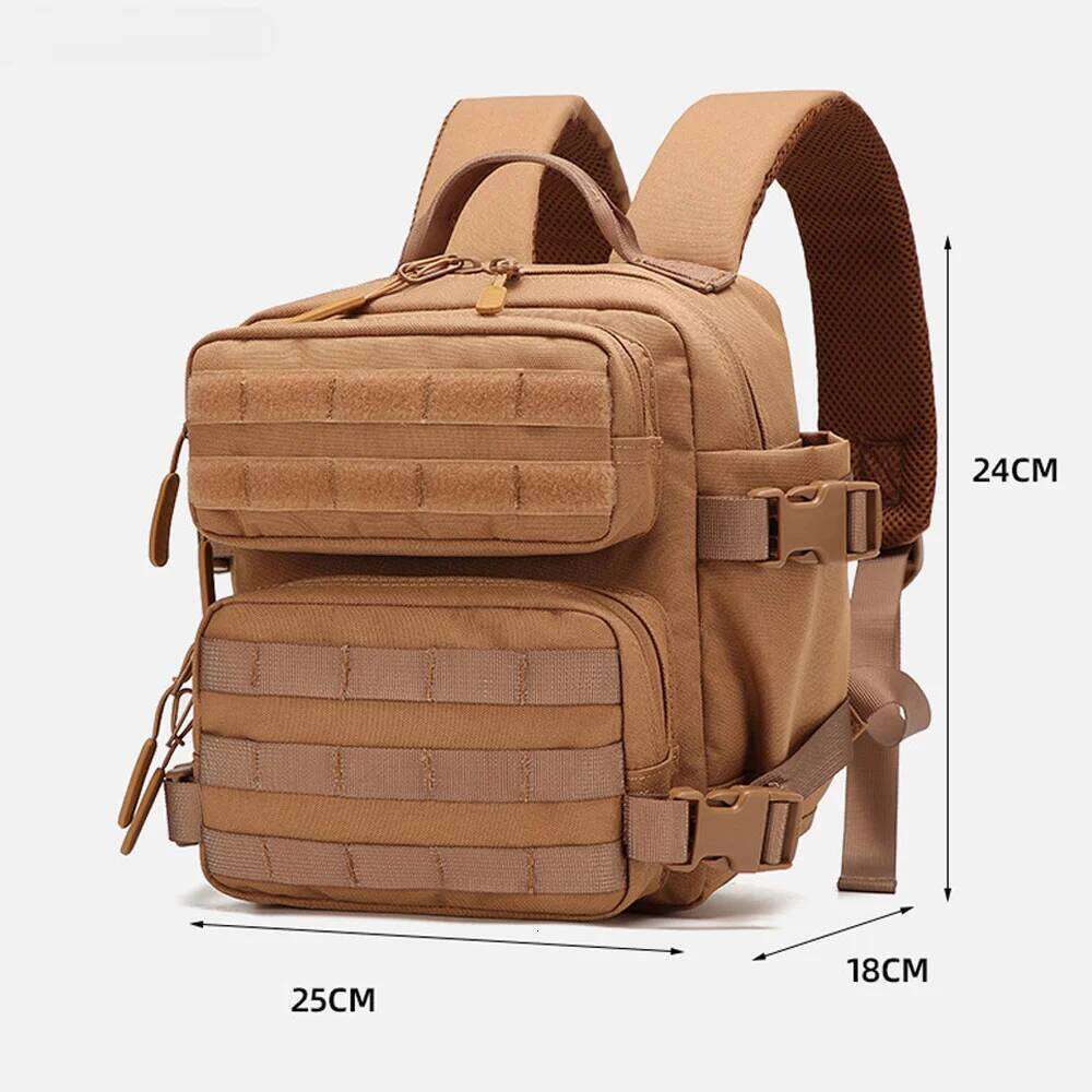 9L Sport Backpack MOLLE 3 Day Bug Out Bag Mini Outdoor Pack for Women Men EDC Camping Hiking Rucksack Z260124