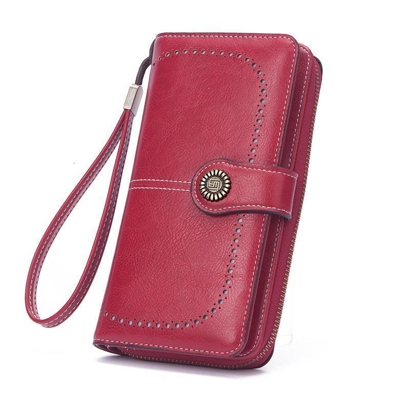 New Women Wallet Anti-theft Wallet Woman Long Zipper Large Capacity Ladies Clutch Bag Female Long Purses Card Holder