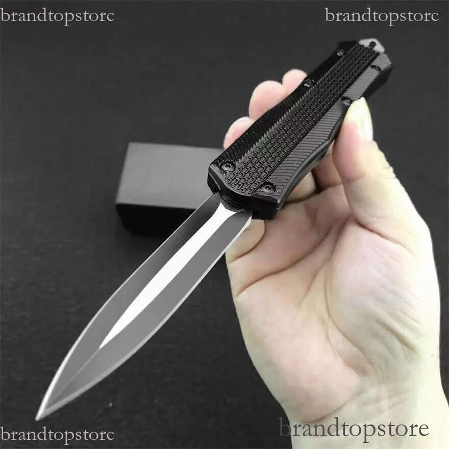 A161-Models Combat-TR Knife Double action 440c Blade folding knife Zinc aluminum Alloy handles Tactical Pocket knife Knives Self-Defense EDC Tools 60