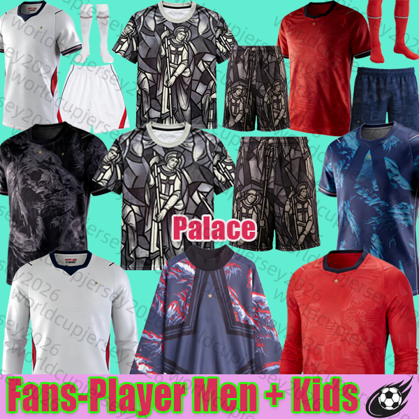 26 27 ENGLAND World Cup Kit BELLINGHAM KANE Soccer Jerseys SAKA Player Version PALMER RICE england Football Shirts MAINOO FODEN men kids Goalkeeper training