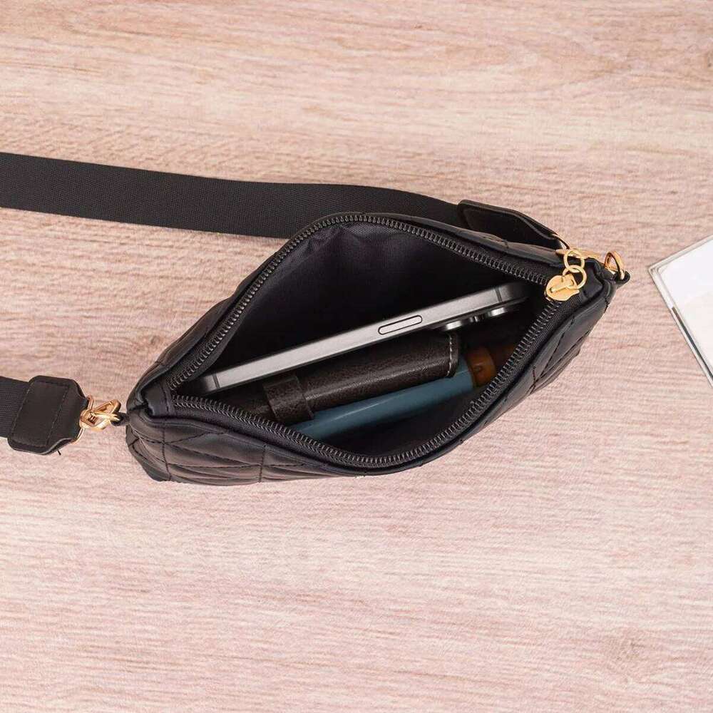 Small square handbag, mini phone new style bag, compact embroidery, fashionable ladies' coin purse triangle Z260124