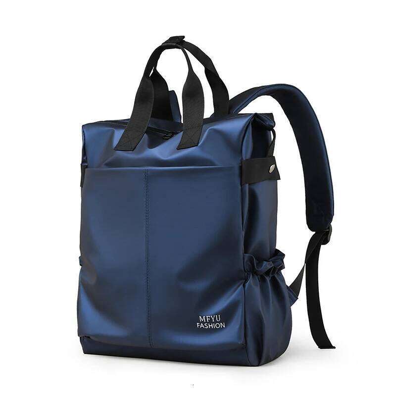 Leisure travel backpack, large capacity, adjustable shoulder straps, zipper closure, retro style laptop bag Z260124