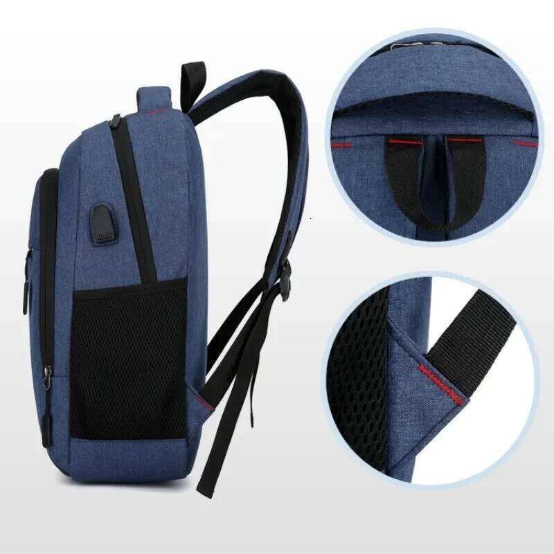 Men's Backpack Large Capacity Simple Fashion Female Student Computer Travel Shoulder Bag Z260124