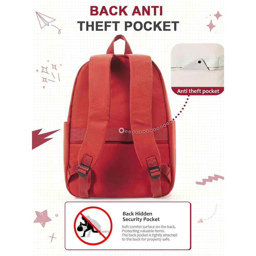 High Quality School Bag New Waterproof Nylon Men Women Travel Backpack 15.6 Laptop Schoolbag for Teen Boys Girls Bags Z260124