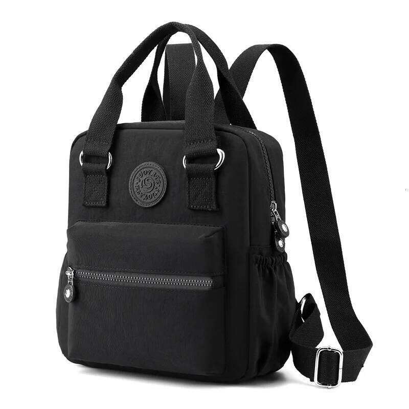 Fashion Floral Pattern Women Small High Quality Waterproof Fabric Shopping Backpack Pretty Style Girls Daypack Z260124