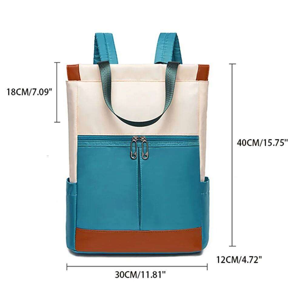 Waterproof Women Business Female Fashion Oxford Student School Backpacks Laptop Bag Casual Travel Backpack New Mochila Z260124
