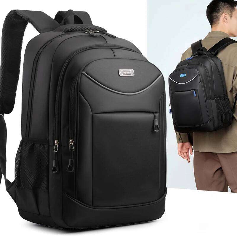 Large-capacity travel backpack, equipped with padded shoulder straps sporty style, featuring mesh side pockets and abundant Z260124