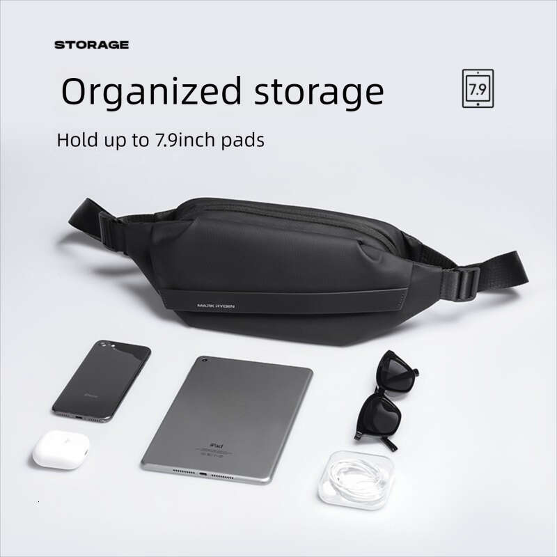 Famous Brand Luxury Shoulder Bags Totes Hobo Mark Ryden Cross Border New Fashion Chest Men S Trendy Crossbody Multifunctional Sports Casual Bag SENYY