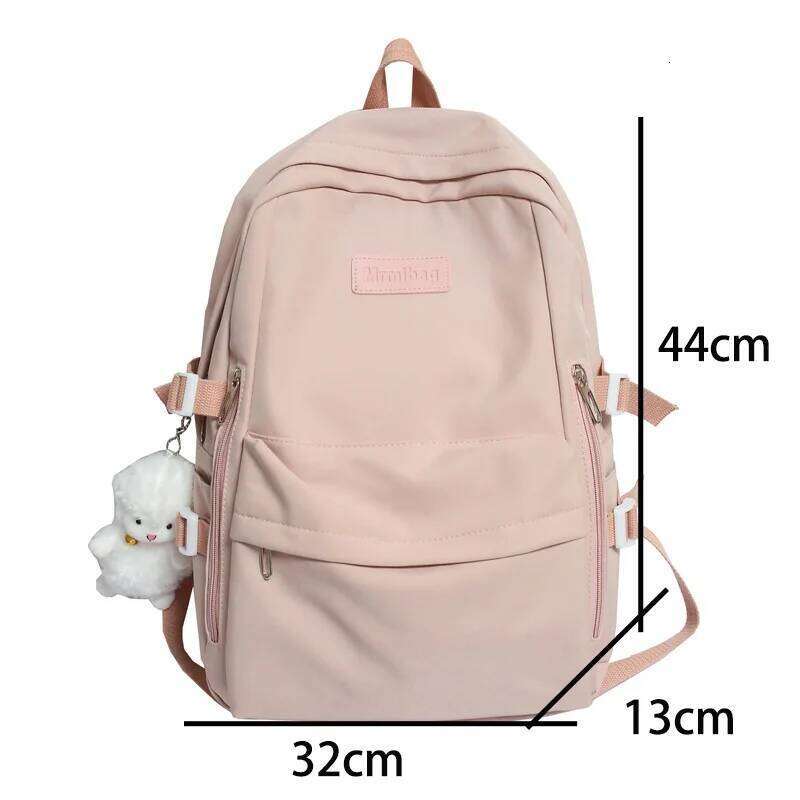 Waterproof Nylon Women Backpack Multi-Pocket Student Rucksack Female Travel Bag Book Schoolbag For Teenage Girl Boys Satchel Z260124