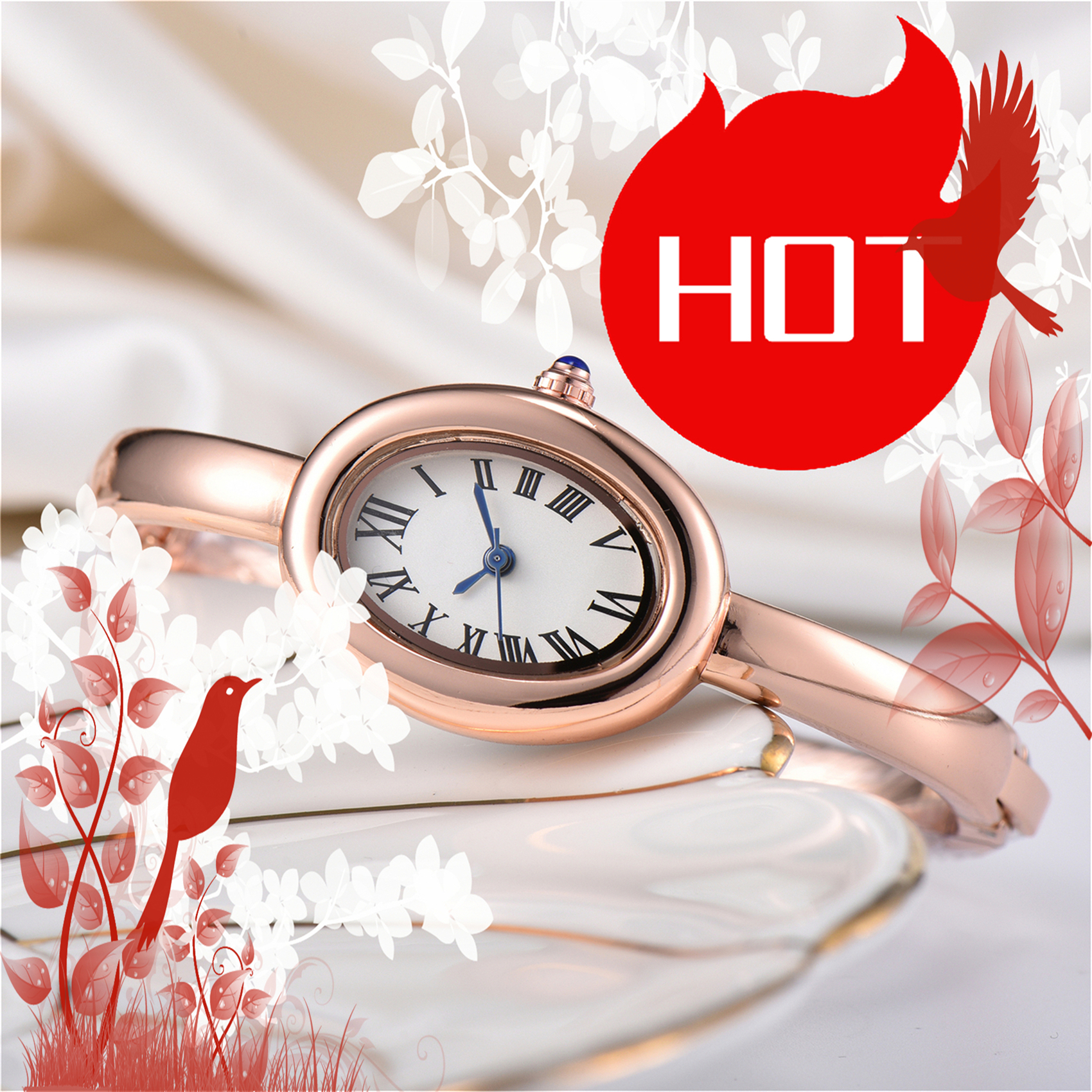 Top quality women CARTity BAIGNOIREity watches fashion watch lady quartz movement stainless steel strap casual womens wristwatches waterproof Montre De Luxe #268