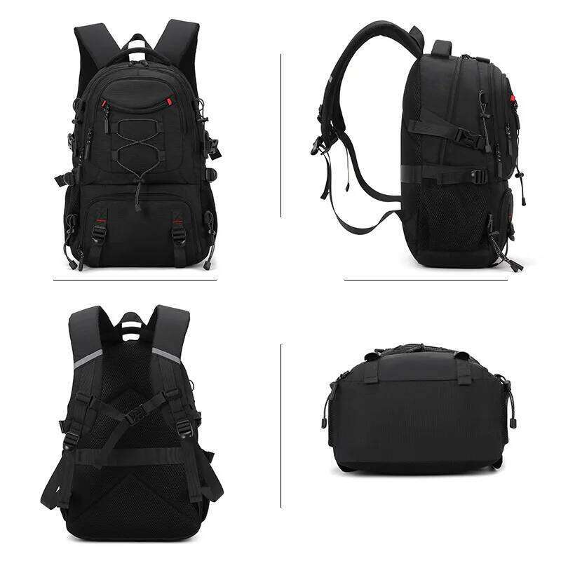 USB Climbing Backpack with Shoes Pack Travel Laptop Lightweight Rucksack Outdoor Camping Hiking Knapsack Sport Collage Schoolbag Z260124