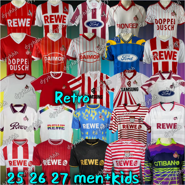 25 26 27 KOLnS fc WALDSCHMIDT mens Soccer jerseys SELKE Retro 80 81 82 83 84 85 86 87 91 92 17 18 KAINZ MARTEL UTH TLGGES LJUBICIC 2025 2026 men kids socks kit football shirts