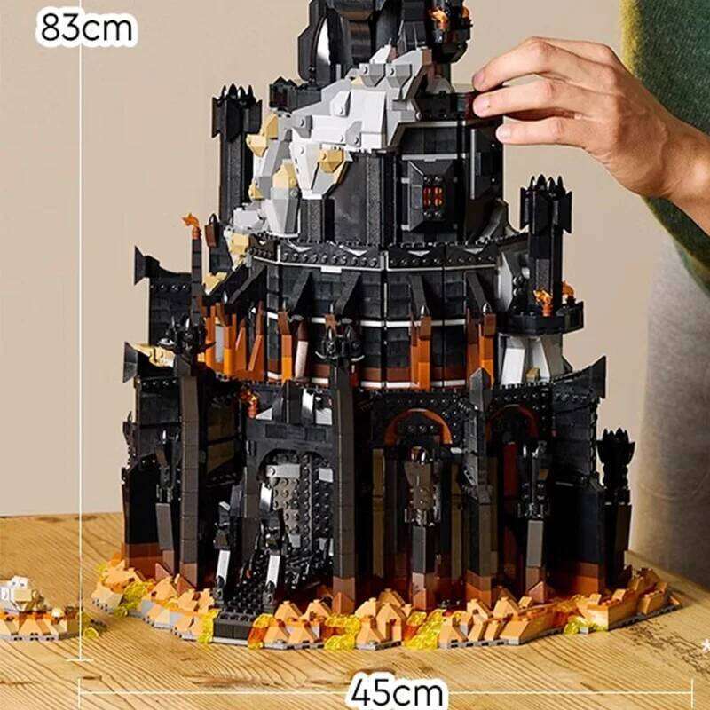 2026new instock MOC 5471Pcs Creative 10333 Black Dark Model Building Blocks Kit Bricks Toy for Boys Adult Birthday Gifts