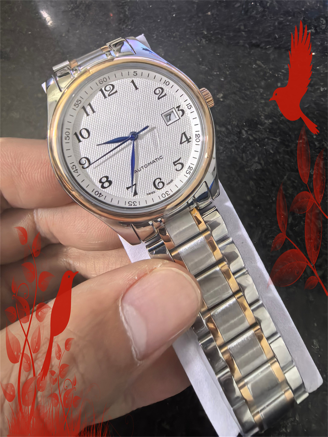 Mens LONGINity MASTER Automatic Movement watch multifunction Wristwatch Designers Men Watches Stainless Steel Wristwatches Montre de luxe #557