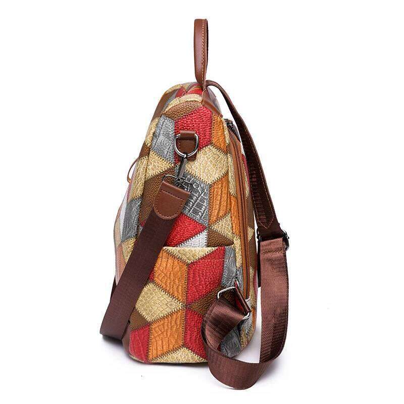 Anti-theft Waterproof PU Leather Women Backpack Female Travel Bag Casual Schoolbag For Teenage Girls Multi-pocket Bookbag Z260124