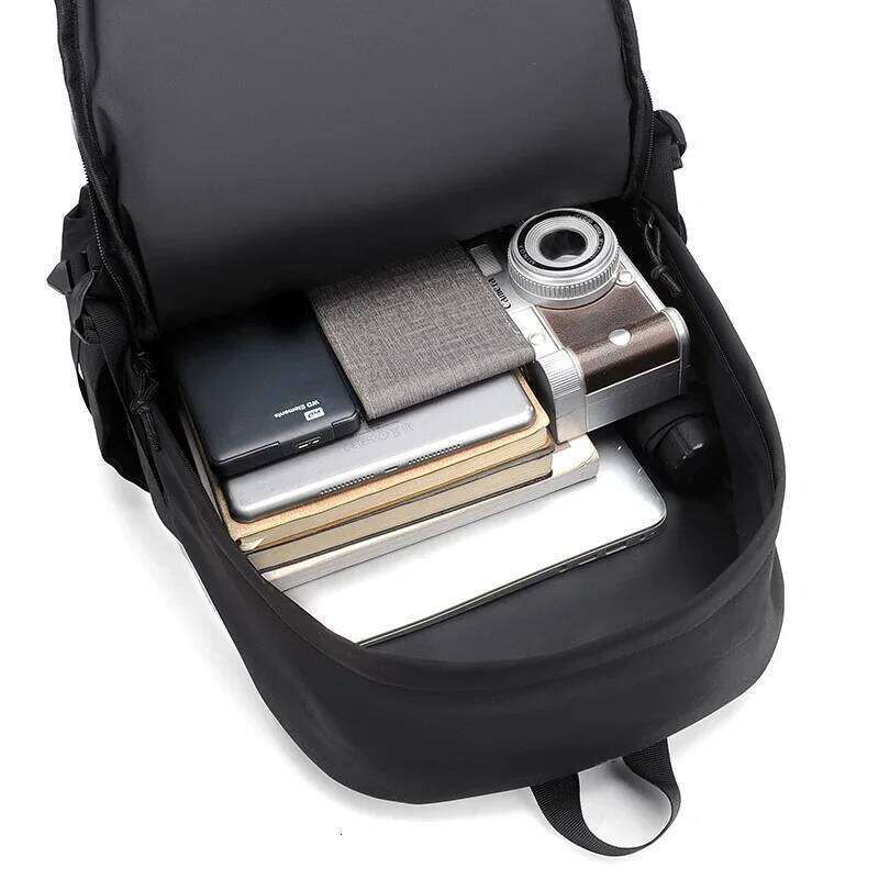 Stylish Solid Color Simple Large Capacity Multifunctional Waterproof Couple Student Computer Backpack Z260124