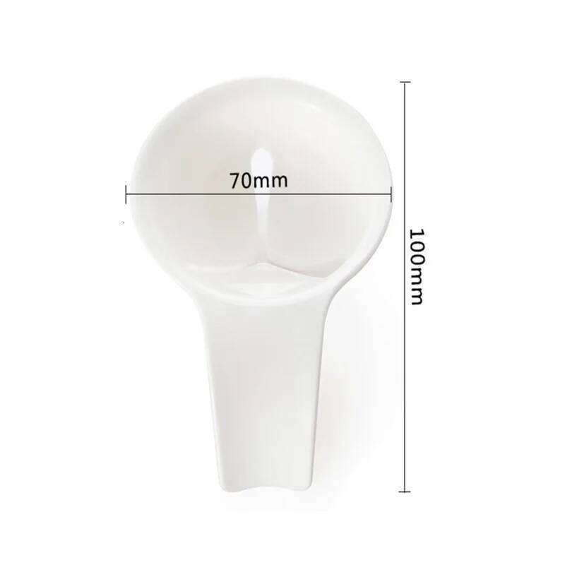 1PC Food Grade Plastic White Separator with Bowl Edge Silicone Buckle for Liquid Manual Egg Filter