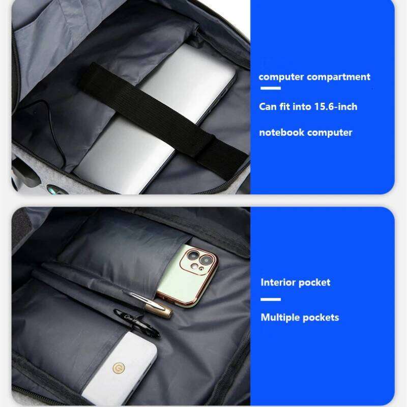 Men's Waterproof Anti-Theft Lightweight Back for Book Bag Men Stylish 15.6" Notebook Backpack Z260124
