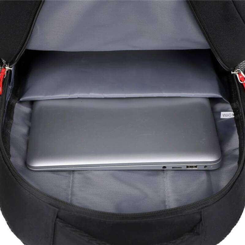 A neutral backpack equipped with a laptop compartment, adjustable shoulder strap, suitable for commuting and traveling Z260124