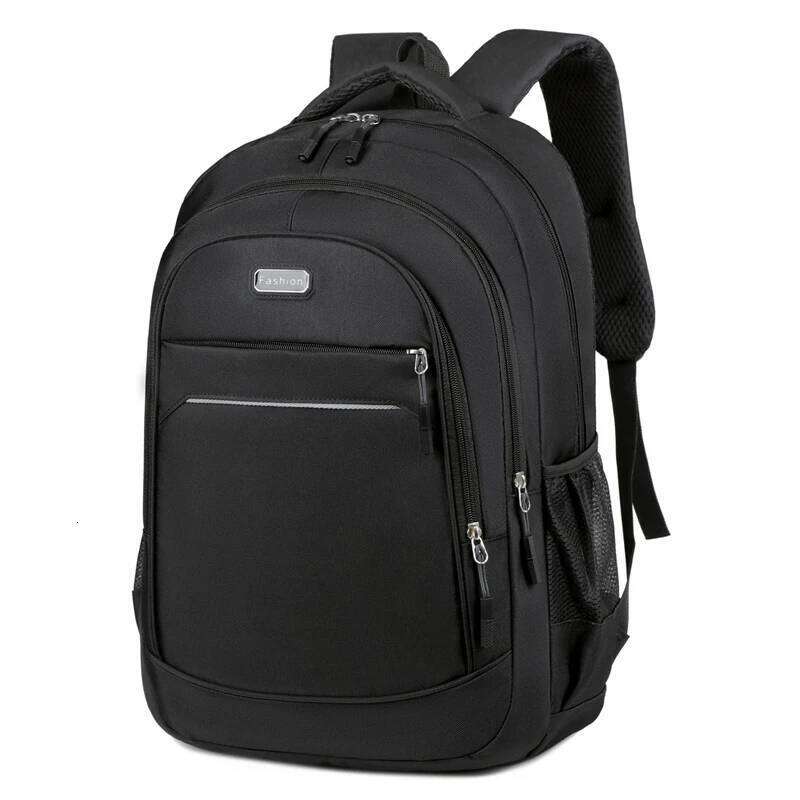A neutral backpack equipped with a laptop compartment, adjustable shoulder strap, suitable for commuting and traveling Z260124